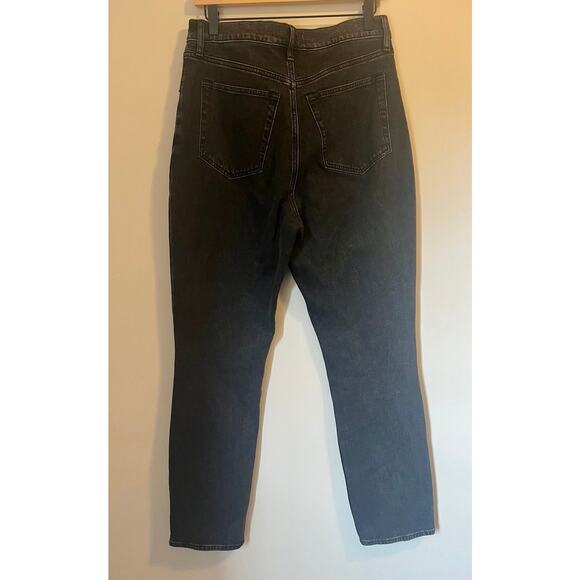 Abercrombie & Fitch Black Jeans 90s Slim Straight Ultra High Rise sz. 30/10 - Picture 2 of 5